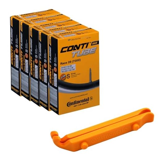 Continental Race 28 Bicycle Tubes 700c (Value Bundle 5-in-1)