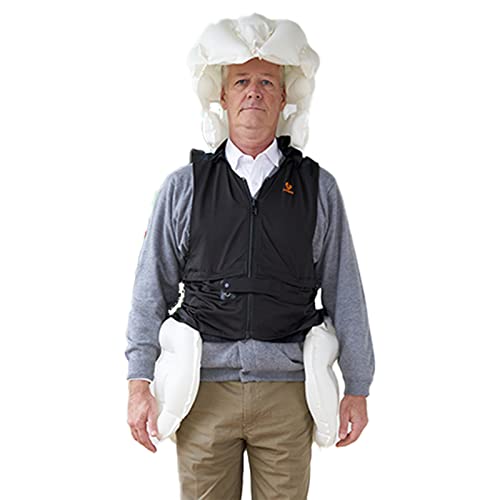 Mrbuliao Anti-Fall Airbag Suit Intelligent Vest With Helium Bottle Hit Airbag Vest Airbag 0.09S Pop Up Head Protection Effectively Aid For Elderly And Seniors Aids For Living(S) #TOP8