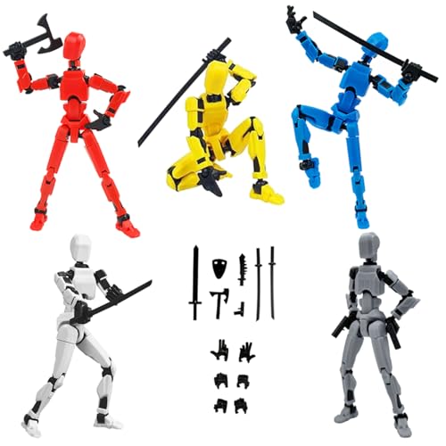 Cartlant 5 Stück T13 Action Figures, Montage Abgeschlossen T 13 Action...