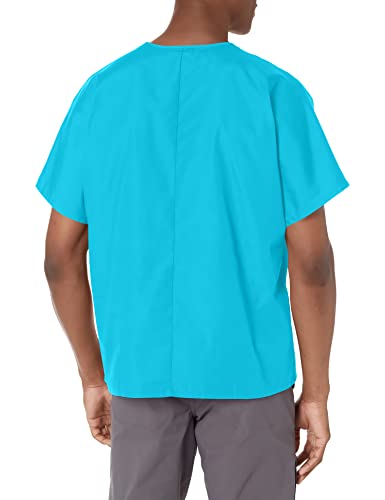 Image of Cherokee Scrubs for Women and Men Unisex V-Neck Tunic Nursing Scrub Top with Chest Pocket, Tuckable Durable Fabric - 4777 | 1 Chest Pocket For Essentials, Traditional Fit, Durable Construction, Comfortable Knit Details, Easy Care, Tuckable Style