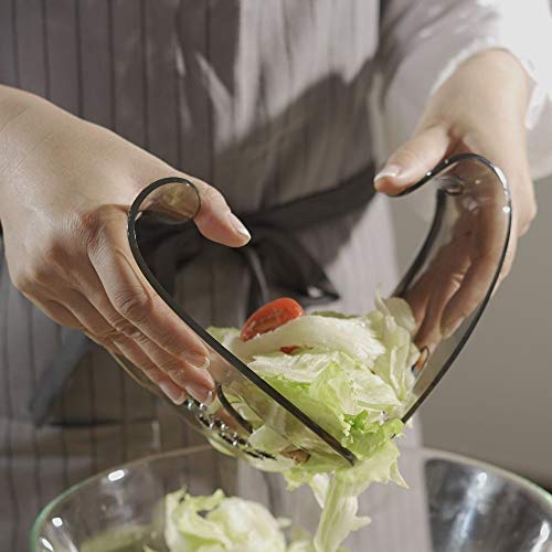 PortoFino Salad Hands – Serving & Mixing Tongs/Salad Servers | Space Saving & Nesting Design for Easy Storage | Kitchen Tools/Utensils & Accessories | Compact, Light Weight, Durable