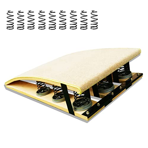 ZIMGOD 9 Springs Gymnastics Springboard, Adult Vault Equipment for Home Gym Basement, Heavy Duty Spring Boards No Deformation & Anti-Tear, Load 120kg