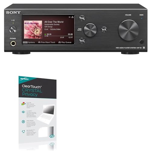 BoxWave Screen Protector Compatible With Sony HAP-S1 - ClearTouch Crystal Privacy (2-Pack), Privacy Screen Protector Flexible Film Clear