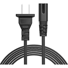 Power Cord Cable for HP Envy 5055 4520 4500 4501 5660 5530 5535 5540 5640 7640 7645, Printer Cable 2 Prong Replacement for HP Envy Laptop x360 13 15 17 Spectre 24 27 32 and More
