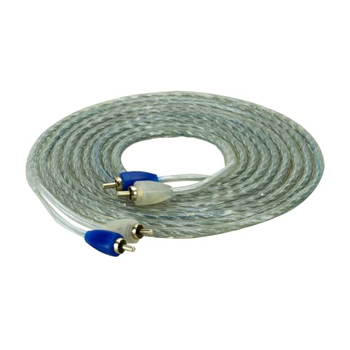 Scosche e2 ERCA12 2-Channel Twisted Pair RCA Interconnect Audio Cables