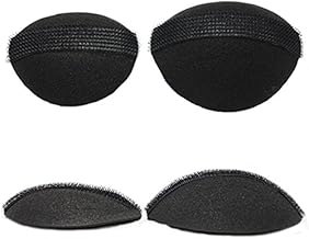 2 Pieces Hair Styling Set, WitBicg Invisible Fluffy Hair Clip Donut Bun Small Easy for Hair Head and Face Shape, Accessories for Women and Girls (Black, 2 Sizes)
