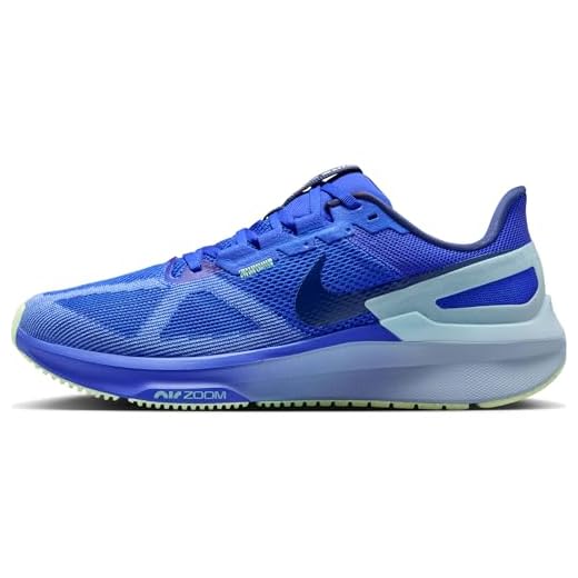 Nike Homme Structure 25 Straßenlaufschuh für Herren Chaussures de Course sur Route, Hyper Royal Midnight Navy Lt Armory Blue, 40.5 EU
