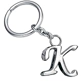 Stylish Letter K Simple Alphabet Key Ring Creative Packaging Design Box Z-331