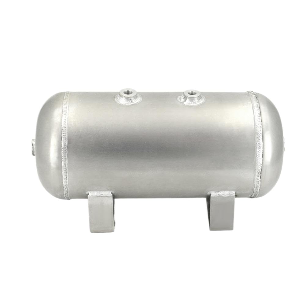 1.6 Gallon Aluminum Air Cylinder Tank Compatible with Pneumatic Air Ride Suspension Systems
