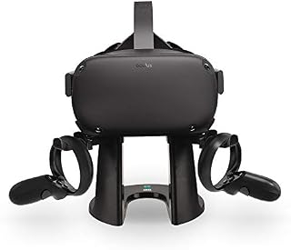 AMVR VR Stand,Headset Display Holder and Controller Mount Station for Oculus Quest