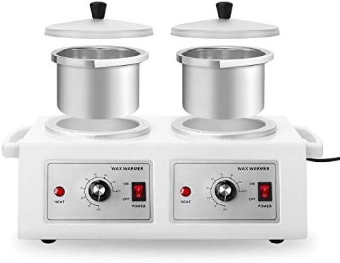 Salon Sundry Professional Double Pot Electric Wax Warmer Machine for Hair Removal or Paraffin