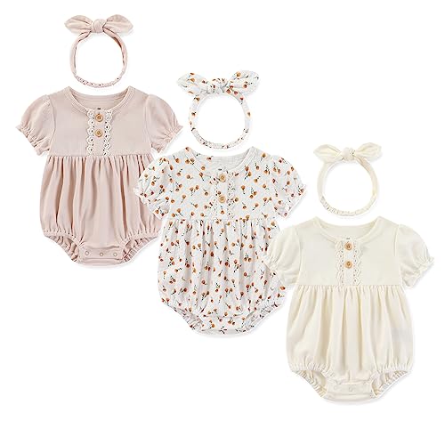 Ecojoy Baby Girl Vest 3PCs Grow Long/Short Sleeve Summer Fall Bodysuit with 3 Headbands/Hats für 26,59 EUR (-5%) statt 27,99 EUR bei Amazon Bild: Ecojoy Baby Girl Vest 3PCs Grow Long/Short Sleeve Summer Fall Bodysuit with 3 Headbands/Hats für 26,59 EUR (-5%) statt 27,99 EUR bei Amazon