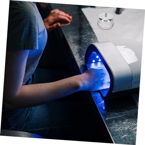 Vasos de vidrio para removedor de esmalte de uñas 2pcs miniatura 2