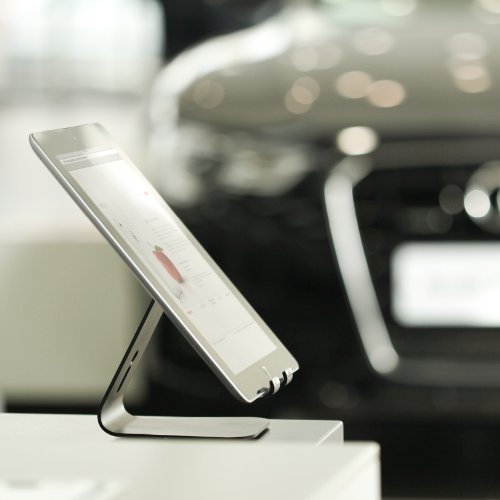Suporte P2 elago – [Alumínio premium][ângulo ergonômico][gerenciamento de cabos] – para iPad e table