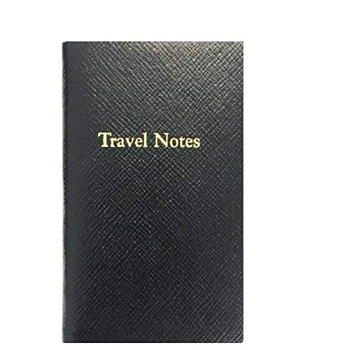 Leathersmith of London LT Note Books: 3.4 in. x 5.5 in. / Travel (Black)