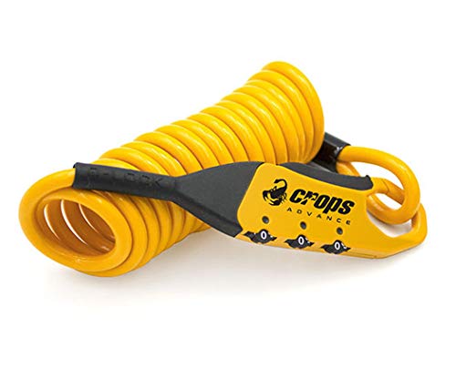 CROPS Q5-COCONSPD09-CCN ダイヤル式コイルワイヤーロック  5x1800mm