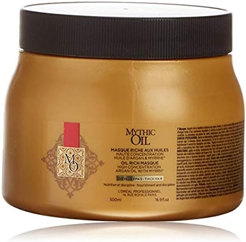 Loreal Professional Paris Mythic Oil Rich Masque Mask Thick Hair Straight Smooth Shine 500 ml 16.9 fl.oz