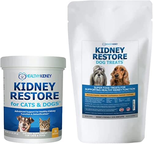 Kidney Restore Cats & Dogs & Kidney Restore Dog Treats Supplement For Canine Renal Pet Support Kidneys #TOP15
