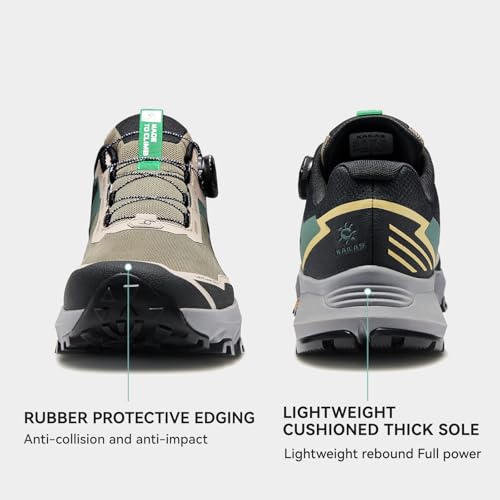 Image of KAILAS Men's Kuocang BOA Hiking Shoe Breathable V Sole Non-Slip Shoes Lightweight Low Height Outdoor Trail Trekking Shoes