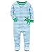Carter's Baby Boys' 2T-5T One Piece Snug Fit Cotton Pajamas (12 Months, Blue/Alligator)