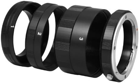 Mcoplus® PK Macro Extension Tube Kit for Pentax K Cameras, Extreme Close-ups Fits for Pentax K-7, K-5, K-r, K-x, K-m, K20D, K10D, K200D, K110D. K100D, *ist DL2, *ist DL, *ist Ds, *ist D