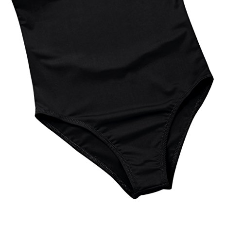 image for YiZYiF Girls' Fashionable Floral Lace Back Sport Tank Top Leotard Gymn