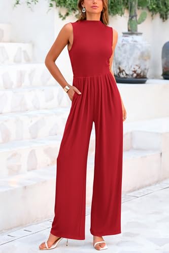 Image of PRETTYGARDEN Women's Summer Dressy Casual Jumpsuits