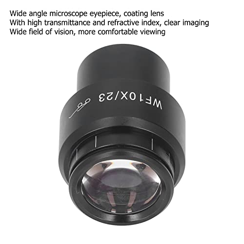 Microscope lentille oculaire WF10X champ 23 mm verre optique à revêtement dioptrie 30mm - 5