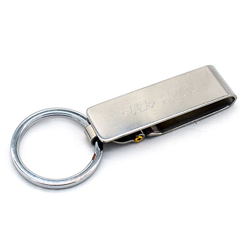 Linwnil [4-Pack] Stainless Steel Keyring Security Belt Clip Key Chain,Used In Sports Pants, Clothes Pockets,Belt,Simple, Elegant, Durable Multi-Ring Key Holder - Useful Keychain (4) #TOP3