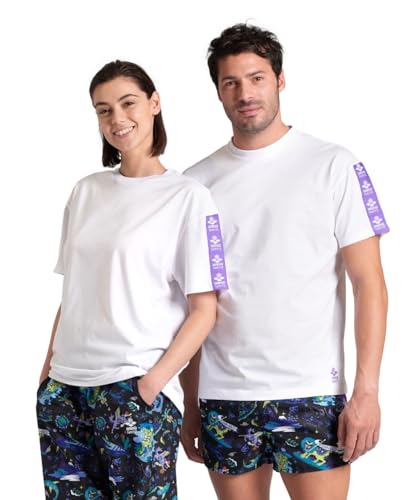 T-Shirt arena Fun Planet mixte en maille respirante pour sport et récupération