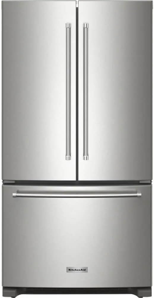 36 in. 20 cu. ft. Counter-Depth French Door Refrigerator in Stainless Steel on Fridge.com