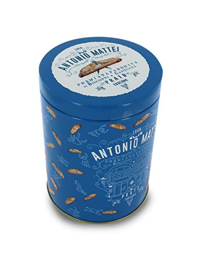 Cantucci alle Mandorle in Biscottiera di Latta