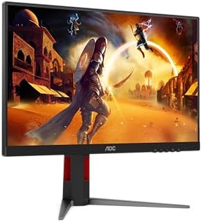 AOC 24G4HA - 24 inch Full HD Gaming Monitor, Fast IPS, 200Hz, 1ms, G-Sync comp, HDR10, Height Adjust (1920x1080, 2x HDMI 2.0, 1x DisplayPort 1.4) - Görsel 6