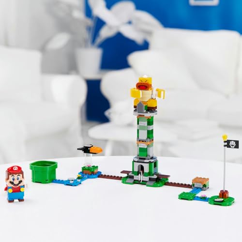Image of LEGO 71388 Super Mario Tilting Tower with Sumo Brother Boss - Expansion Set, Buildable Kids Collectable Toy Gift Idea