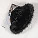 Women's Bucket Hat Fisherman Hat Winter Artificial Fur Outdoor Fashion Retro Fluffy Soft Plush Warm (US, Numeric, 7, 7 1/4, Black)