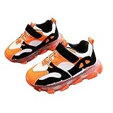 COMIOR Kinder Sneaker Jungen Mädchen Babyschuhe Turnschuhe mit LED Leuchten für Unisex Baby Kinder, Anti-Rutsch Weiche Sohle Outdoor Sportschuhe Laufschuhe