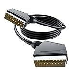 BolAAzuL RGB SCART Lead 21-Pin 2 Meter, RGB Scart to Scart Cable with Plug Male to Male AV Connector, Bi-directional Transmission, Black, Fully Wired, for TV, Recorder, DVD Player, VCR, STB - Image 7