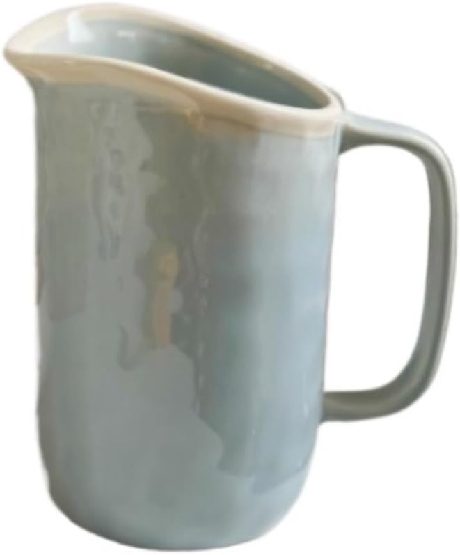 Gravy Boat Sauce Jug Simple and Light Luxury Household European Style Ceramic Drainage Pot Retro Juice Bucket Sauce Dispenser