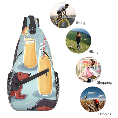 Bolso cruzado para hombre y mujer, mochila bandolera miniatura 6