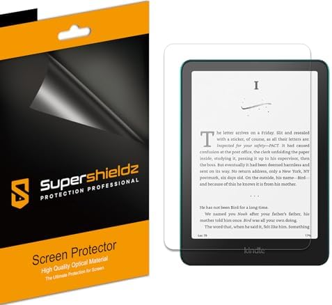 Supershieldz (3 Pack) Anti-Glare (Matte) Screen Protector for all-New Kindle Paperwhite & Kindle Paperwhite Signature Edition 7-inch (12th Generation - 2024 release)