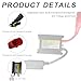 DXNQ 2 PCS DC 12V 55W Xenon HID Ballast, Ultrathin Xenon HID Ballast Control Unit with Igniter Module, DC Headlight Stabilizer Control Module Replacement, Car Accessories