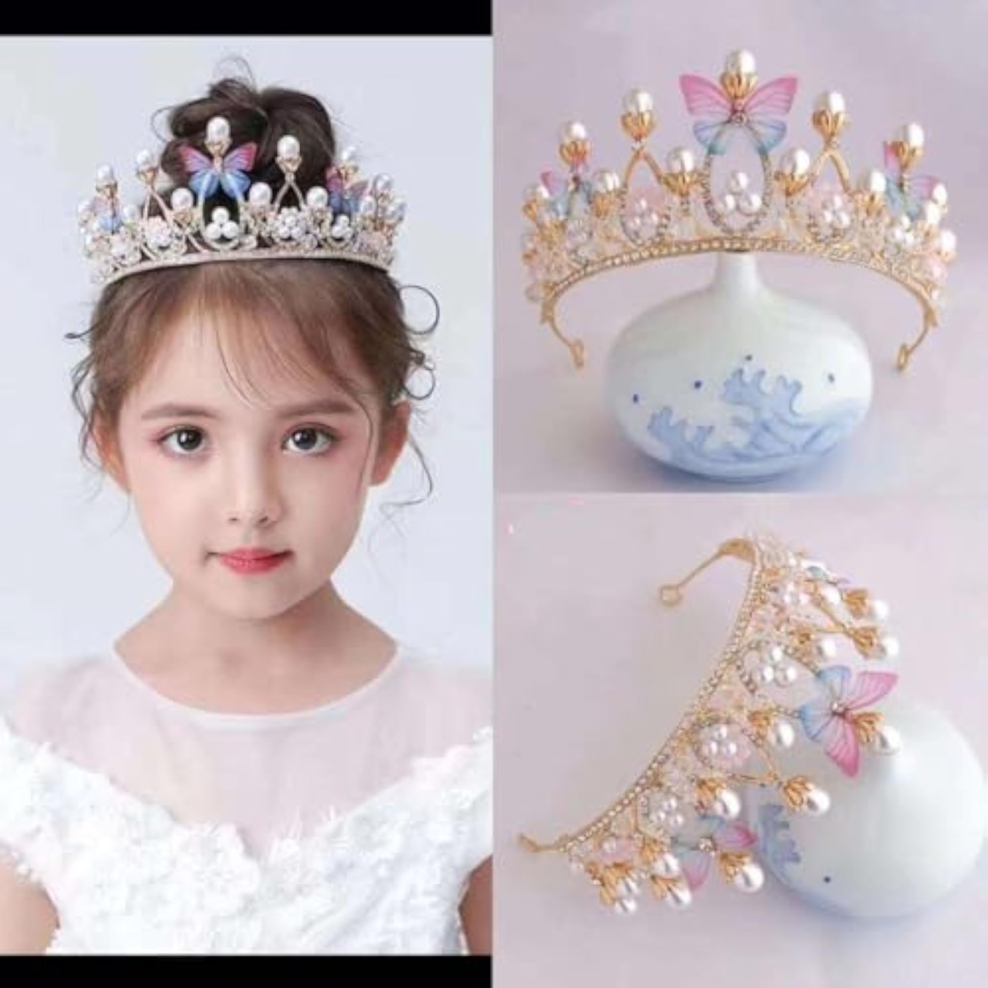 Princess Crown Wedding Headpieces for Girls