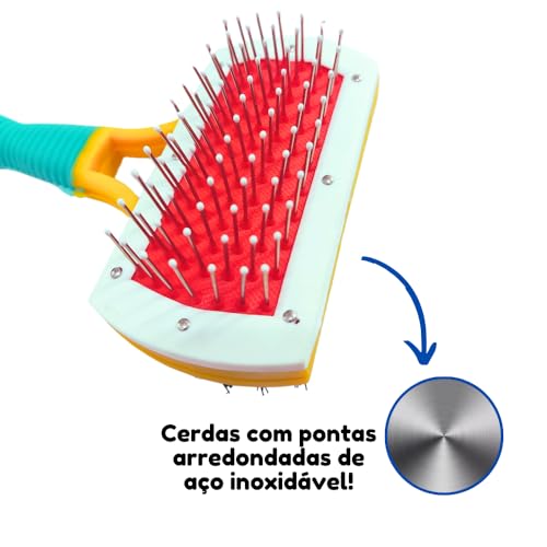 Chalesco Rasqueadeira Dupla Para Cães