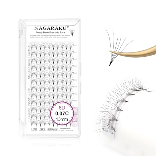 NAGARAKU 6D Pestañas Prefabricados 120