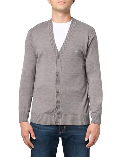 BOSS Men's Wool Blend Button Down Cardigan