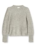 jersey gris niña zara Jersey para niña con cuello redondo