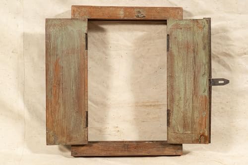 Biscottini Innentür Fenster L46XPR5XH61 CM - Holztür - Türen für Innen und Außen - Wohnkultur