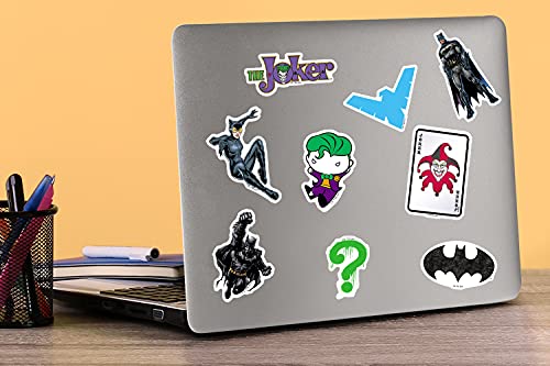 Batman Sticker Pack Die Cut Vinyl Large Deluxe Stickers Variety Pack - Laptop, Water Bottle, Scrapbooking, Tablet, Skateboard, Indoor/Outdoor - Set Of 50 #TOP4