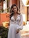 Dessiny Traditional Long Sleeve Wedding Dresses White for Bride with Lace Applique Boat Neck Chiffon Bridal Gowns for Women 2025 US2