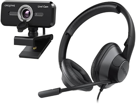 Creative Live! Cam Sync 1080p V2 + HS-720 V2 Bundle